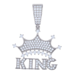 925 Silver Pendant With Moissanite Ctw 1.03