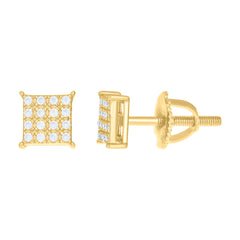 925 Silver Earrings With Moissanite Ctw 1.10