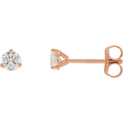 1/5 CTW Lab-Grown Diamond and Natural Diamond Stud Earrings
