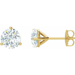 1 CTW Lab-Grown Diamond Stud Earrings