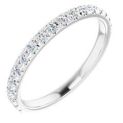 3/8 CTW Natural Diamond Matching Band