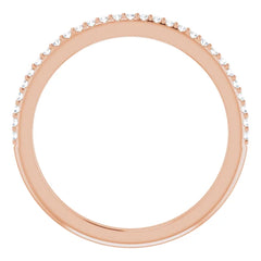 1/8 CTW Natural Diamond Matching Band