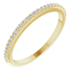 1/8 CTW Natural Diamond Matching Band