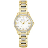 Bulova Misc Crystal Ladies Stainless Steel