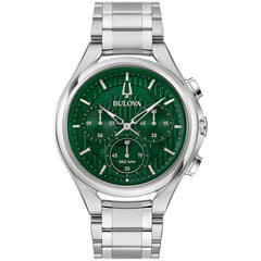 Bulova Curv Dress Mens Watch Stainless Steel