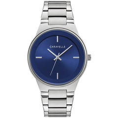 Caravelle Box Set CAR Modern Mens Stainless Steel