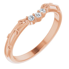 0.08 CTW Natural Diamond Matching Band