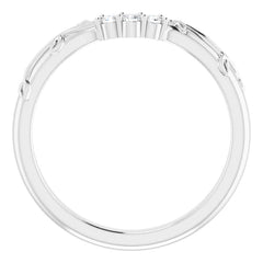 0.08 CTW Natural Diamond Matching Band