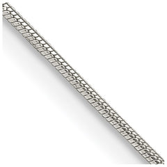 Chisel Two-tone Brass & Sterling Silver Snake Chain