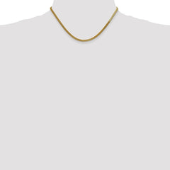 Silky Herringbone Gold Chain