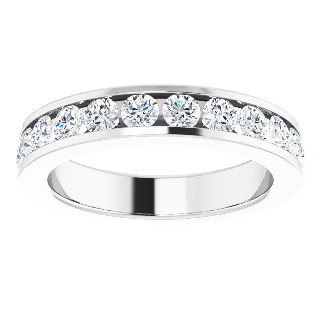 1 CTW Natural Diamond Channel-Set Matching Band