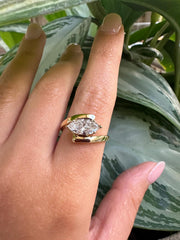 The East-West Marquise Ring Lab Grown Diamond