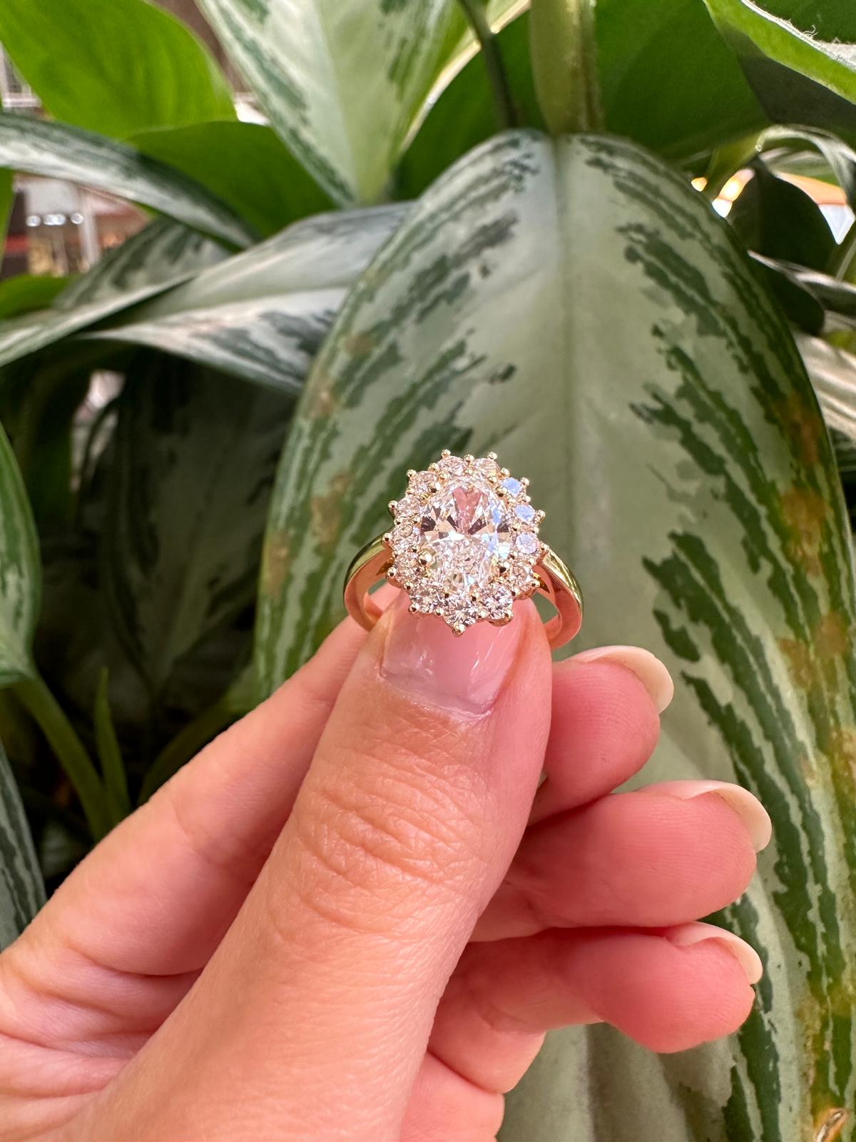 Oval Lab-Grown Diamond Ring