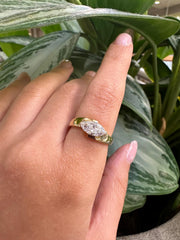 The East-West Marquise Lab Grown Diamond Ring
