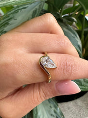 The Pear Ring Lab Grown Diamond