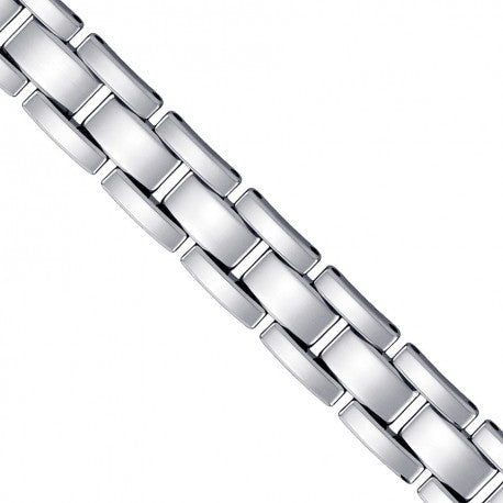 Tungsten Mens Polished Fashion Bracelet 16 mm Size 8.5 Inches